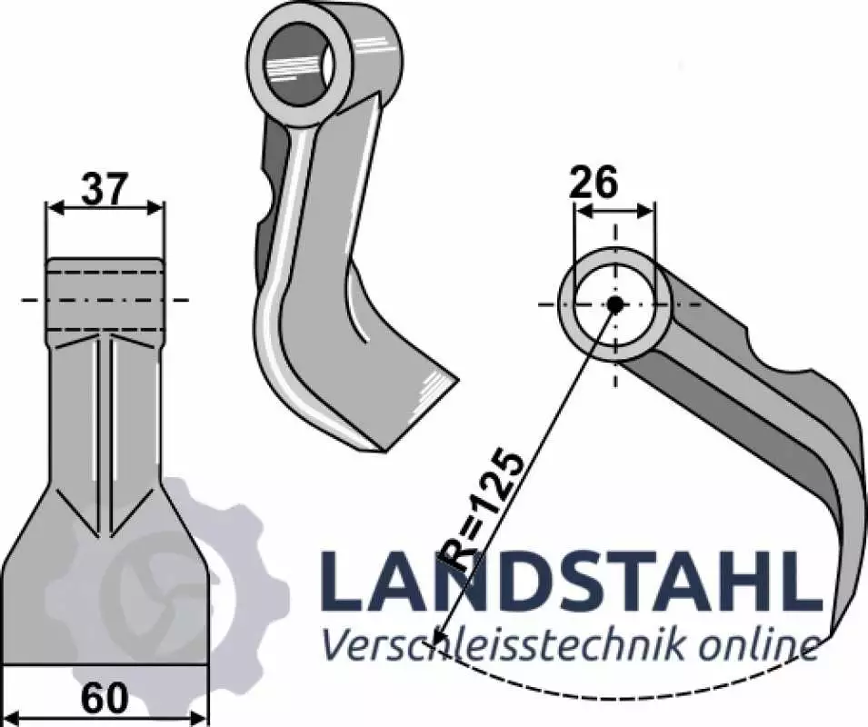 Hammerschlegel 60x37mm